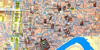Kaart Sevilla jalutuskäik